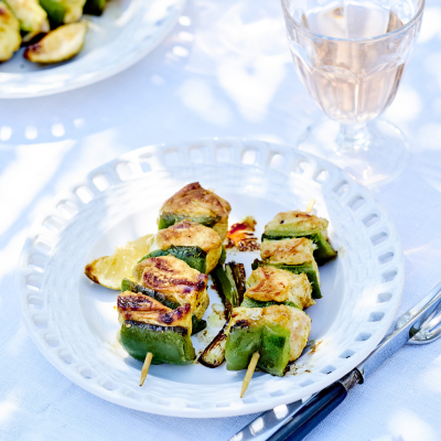 Hähnchenspieße mit Limettenmarinade