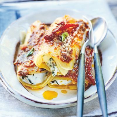 Cannelloni pesto poivrons & basilic