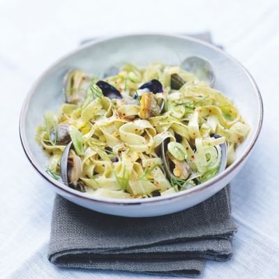 Spaghettis aux fruits de mer