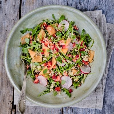 Salade croquante ensoleillée