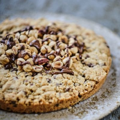 Cookie mit Schoko-Haselnuss-F&uuml;llung