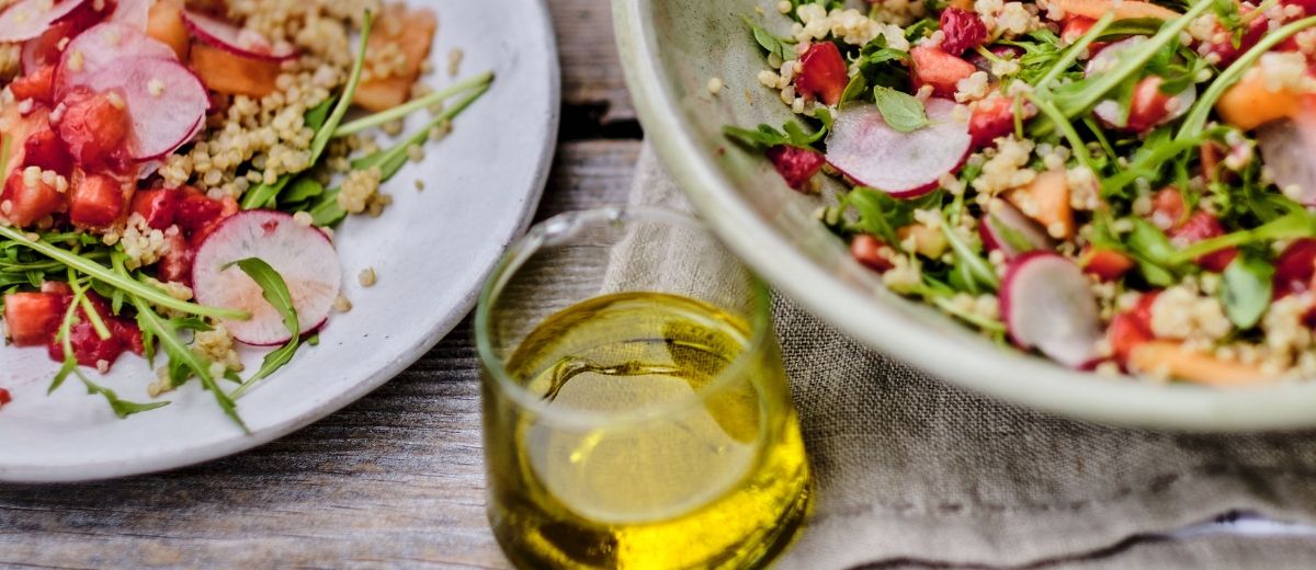 Sonniger knackiger Salat