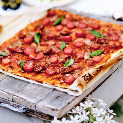 2 Tomatoes Pizza Rosso